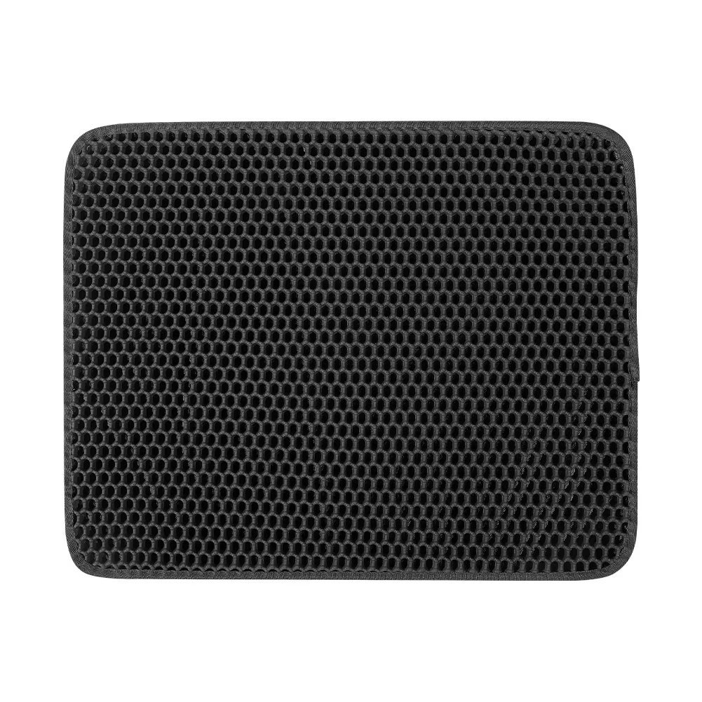 Revolutionary Large Cat Litter Mat - Advanced Honeycomb Design for Effortless Clean-Up and Ultimate Scatter Control
