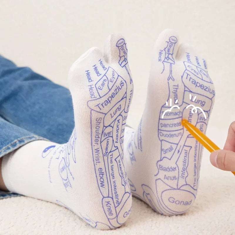 Revitalize Your Feet with Our Acupressure Massage Socks - Ultimate Reflexology Foot Care Tool
