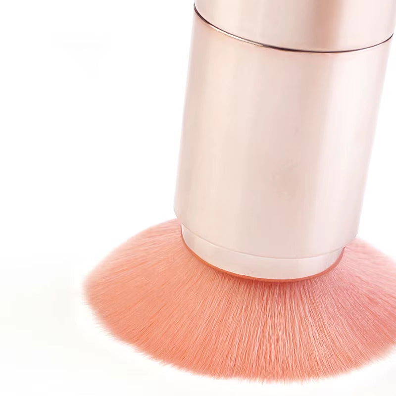 5-in-1 Retractable Makeup Brush Set – Foundation, Eyes, Lips, Powder