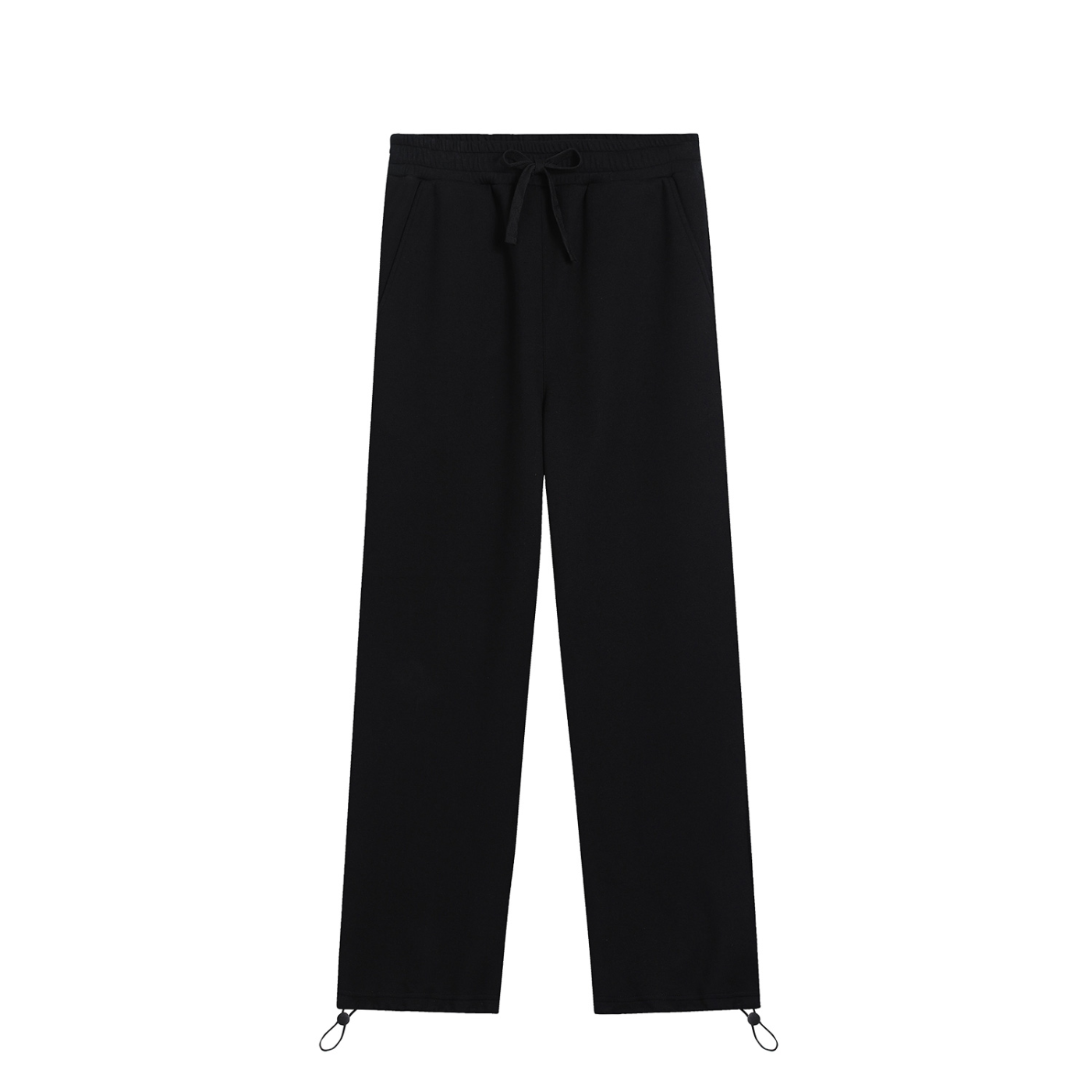 Essential Cotton Blend Drawstring Pants