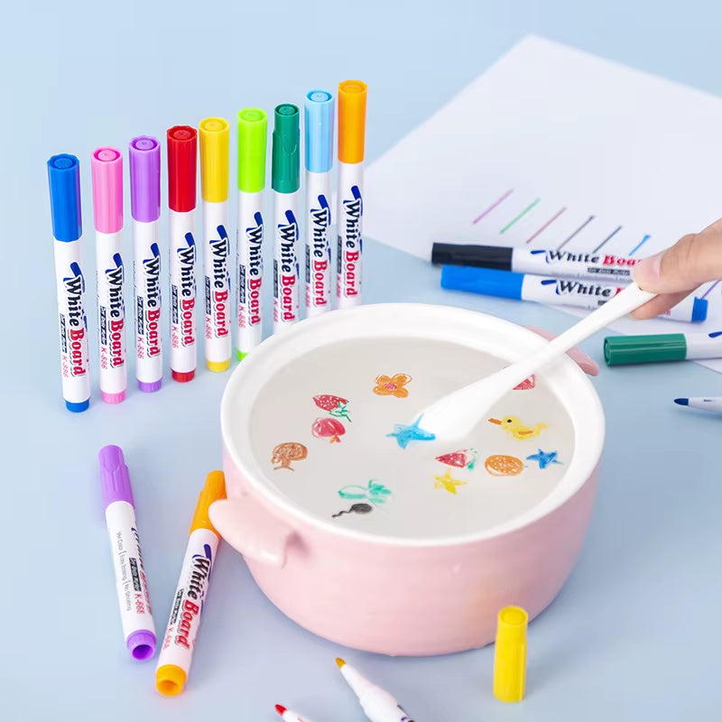 Magic Floating Water Pens – Color Painting & Chalk Art Set for Kids