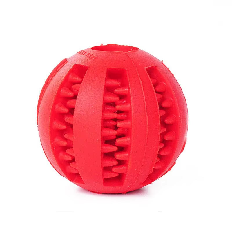 Durable and Safe Dog Toy Ball - Nontoxic Chew Toy for Dogs and Cats, Perfect for Treat Feeding and Dental Care
