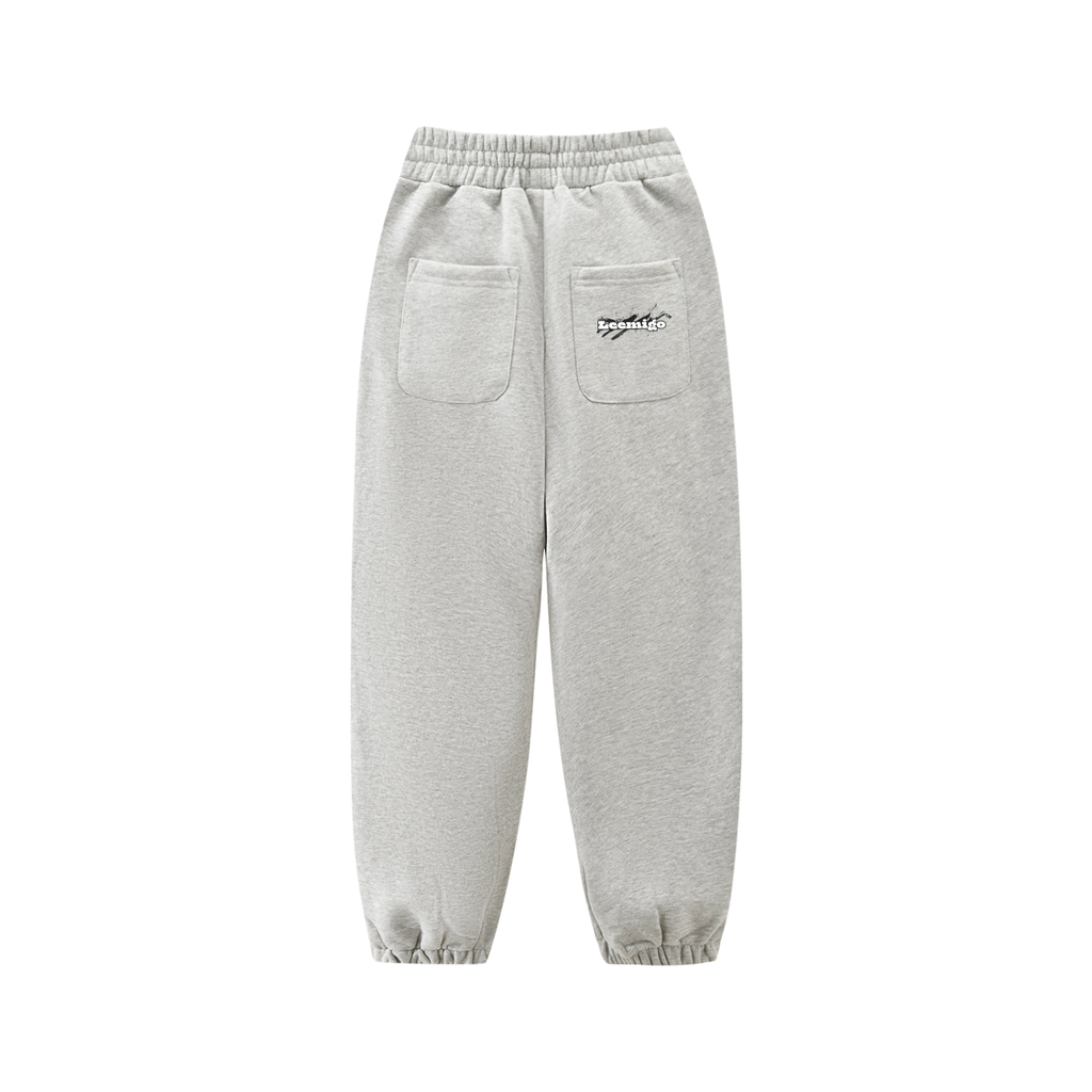 Kids’ Gray Fleece Jogger Sweatpants
