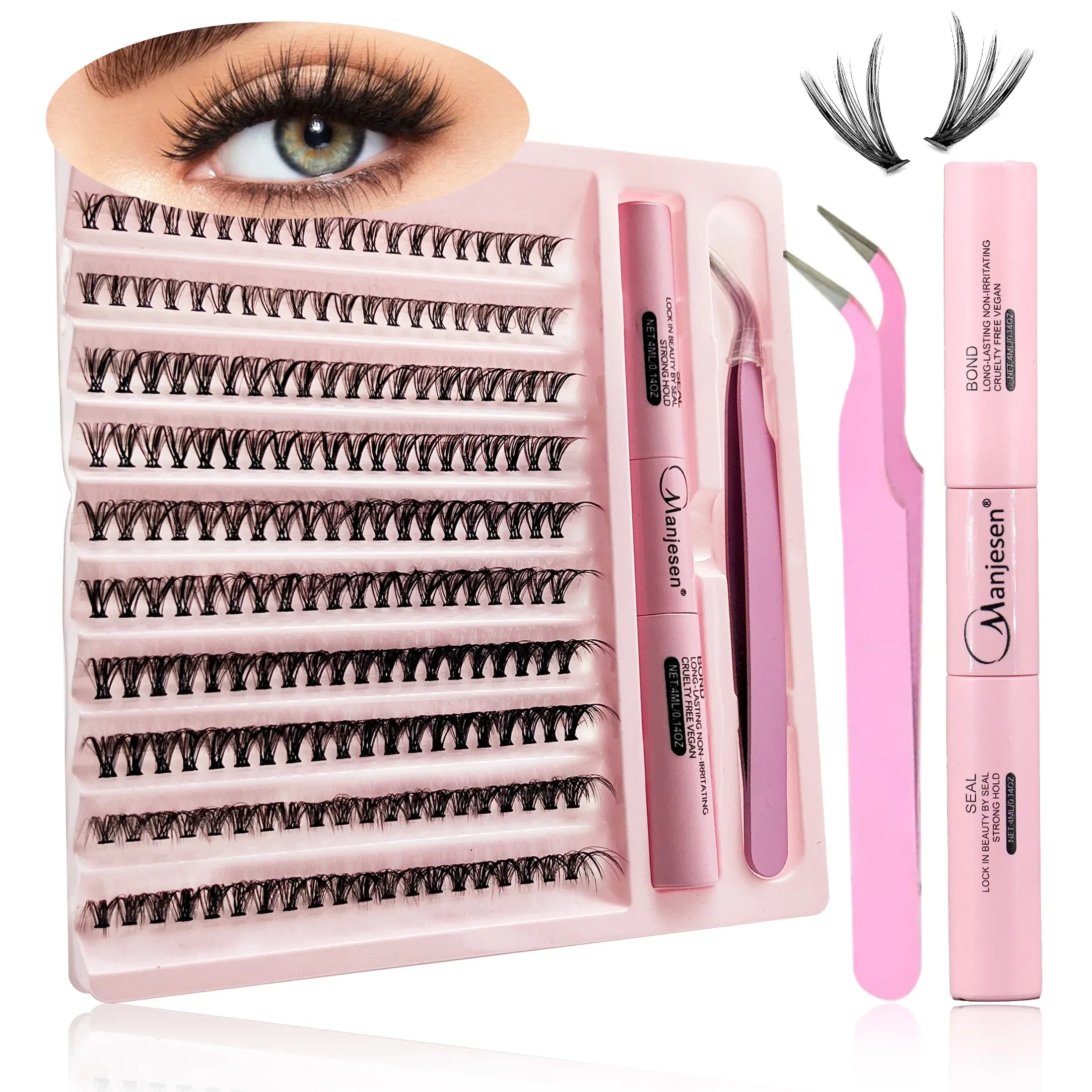 DIY Lash Extension Kit – 200PCS Cluster Lashes