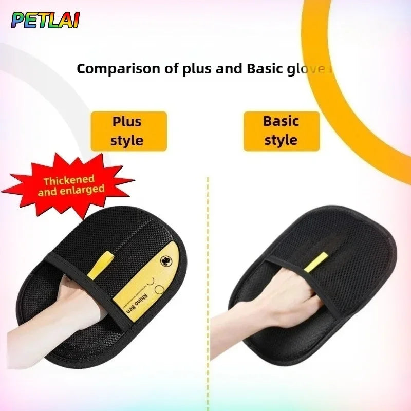 Revolutionary Pet Hair Removal Glove - Effortless Grooming for Cats and Dogs, Washable & Reusable!