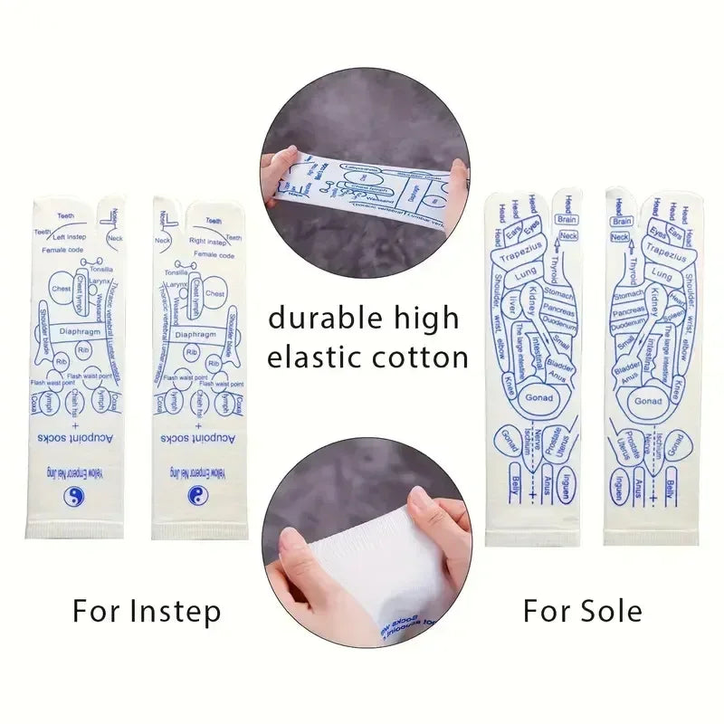 Revitalize Your Feet with Our Acupressure Massage Socks - Ultimate Reflexology Foot Care Tool