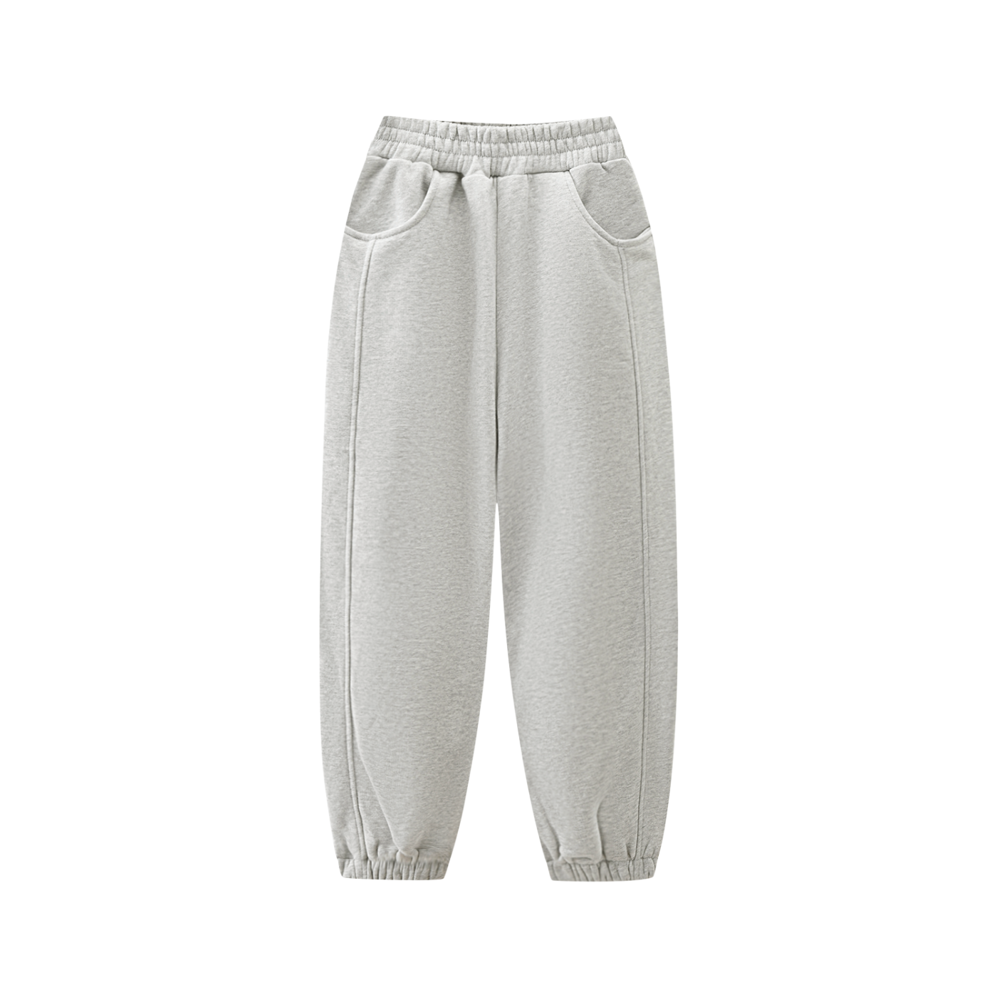 Kids’ Gray Fleece Jogger Sweatpants